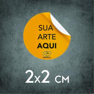 ADESIVO 2X2 CM 100 UNIDADES     
