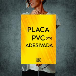 PLACA PVC (PS) ADESIVADA      